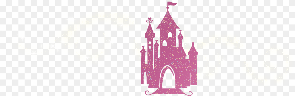 Pink Glitter Disney Castle, Art, Graphics, Floral Design, Pattern Png