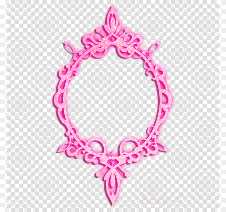 Pink Glitter Frame Clipart Clip Art Pink Glitter Frame, Pattern Free Png Download