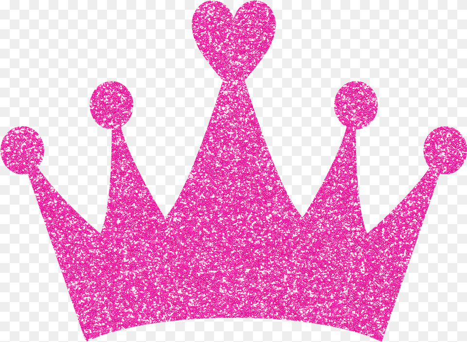 Pink Glitter Glittery Pink Crown, Accessories, Jewelry Png