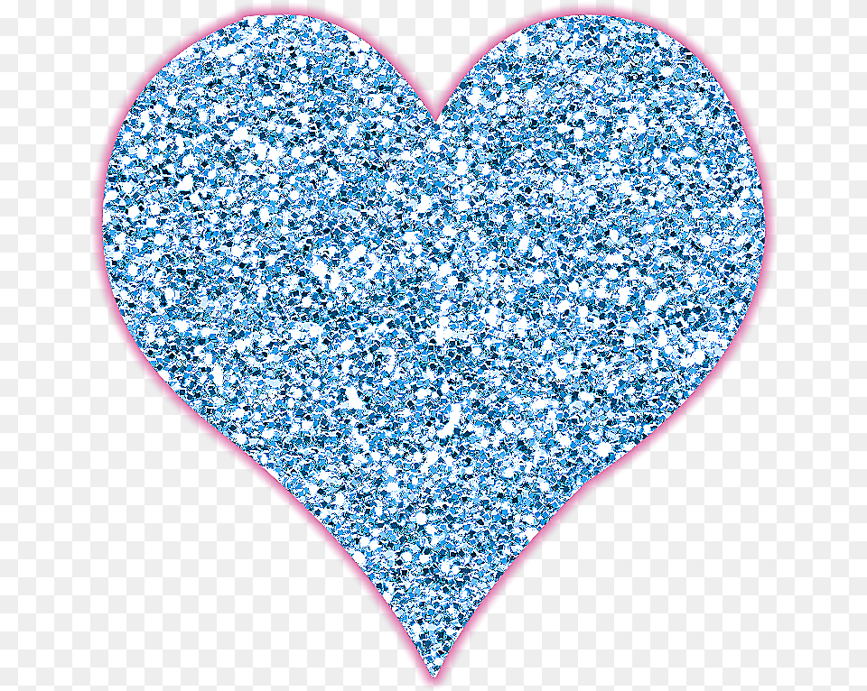 Pink Glitter Heart Free Png