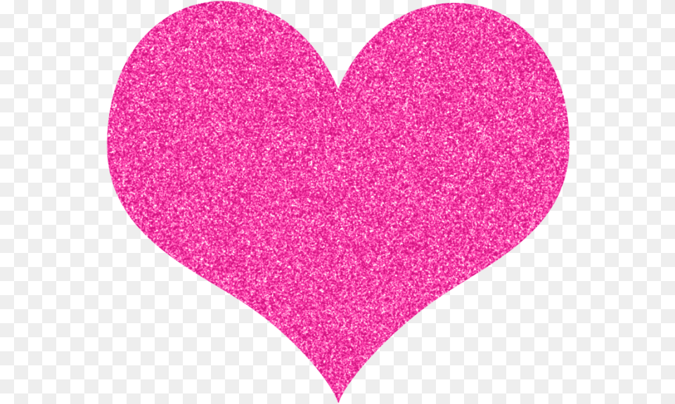 Pink Glitter Heart Clipart Png Image