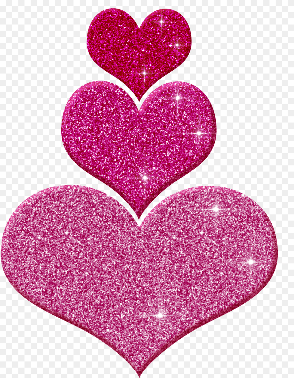 Pink Glitter Hearts Clipart Pink Glitter Heart Clipart Free Png Download
