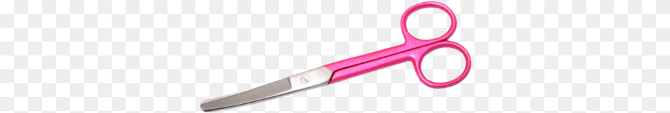 Pink Glitter Nursing Scissors With Drawstring Bag Bandage Scissors, Blade, Razor, Weapon, Shears Free Png Download