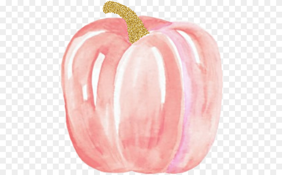 Pink Glitter Pumpkins U0026 Free Pumpkinspng Pink And Gold Pumpkin Clipart, Food, Plant, Produce, Vegetable Png Image