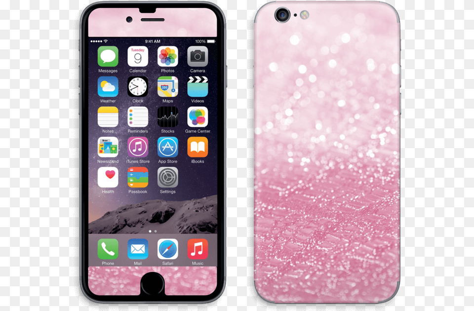 Pink Glitter Skin Iphone 66s Iphone Sve Vrste, Electronics, Mobile Phone, Phone Free Png Download