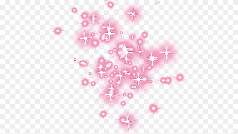 Pink Glitter Sparkles Stars Kawaii Cute Pastel, Purple, Art, Graphics, Pattern Png