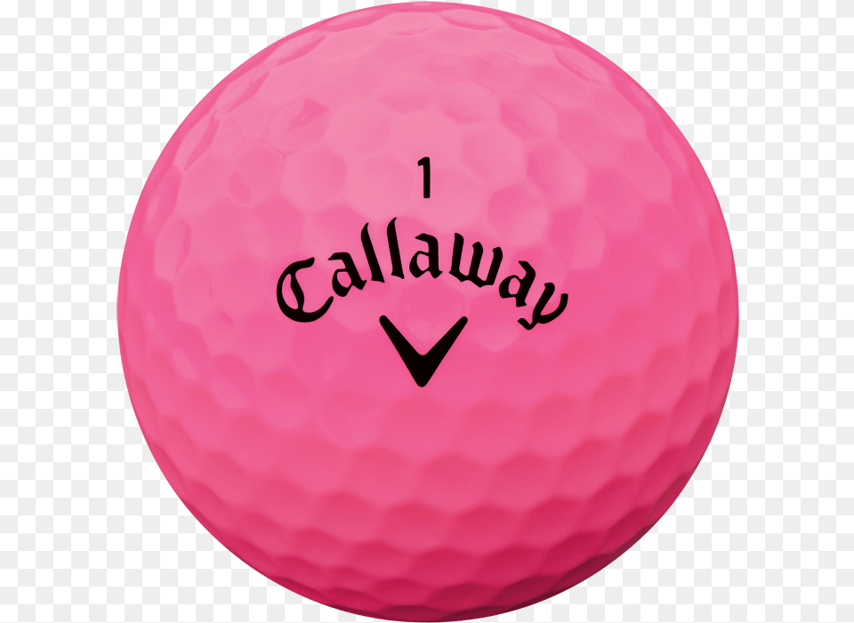 Pink Golf Ball Callaway Chrome Soft Truvis Shamrock, Golf Ball, Sport, Balloon Free Png Download