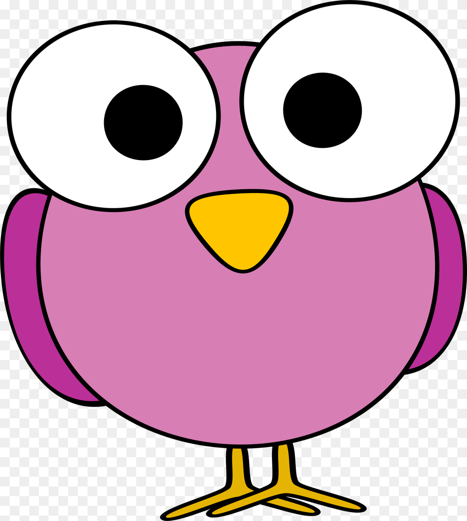 Pink Googley Eye Bird Icons, Purple, Astronomy, Moon, Nature Png