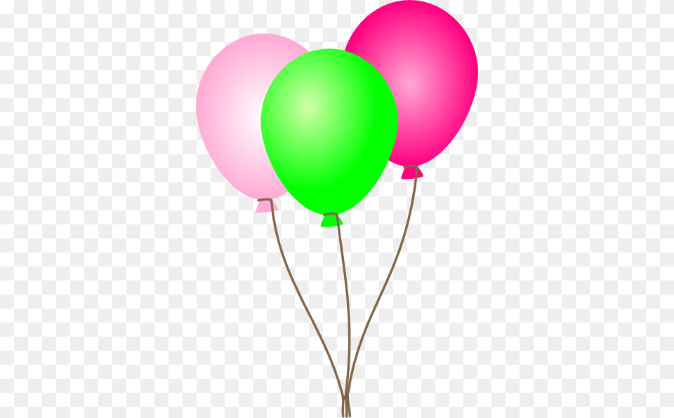 Pink Green Balloons Clip Art, Balloon Png
