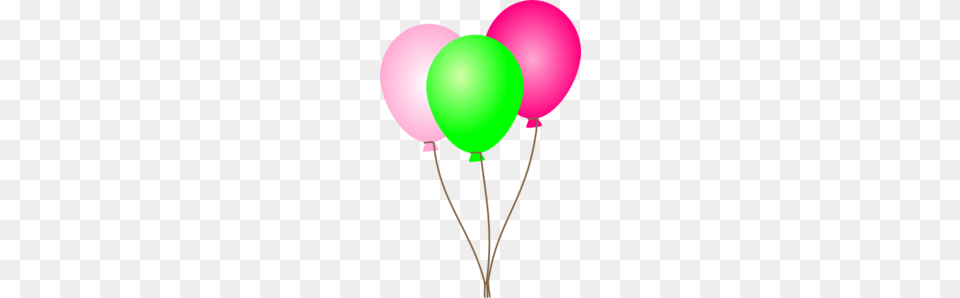 Pink Green Balloons Clip Art, Balloon, Chandelier, Lamp Free Png Download