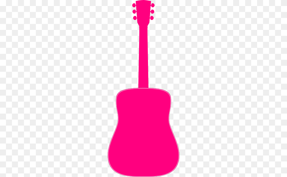 Pink Guitar Clip Art, Musical Instrument Free Png Download