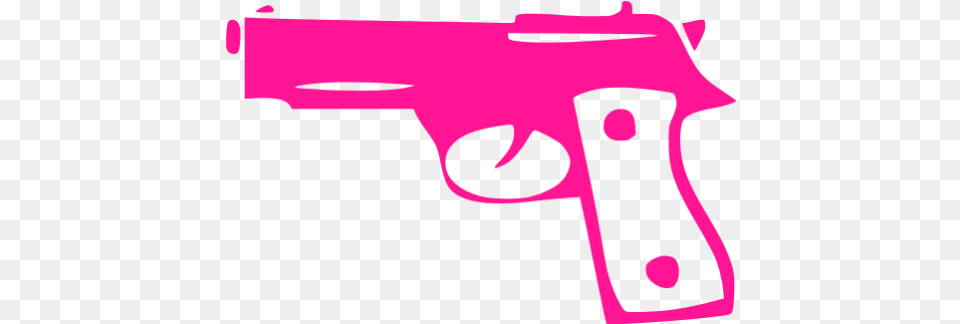 Pink Gun Cliparts Images Pink Gun Icon, Firearm, Handgun, Weapon, Smoke Pipe Free Transparent Png