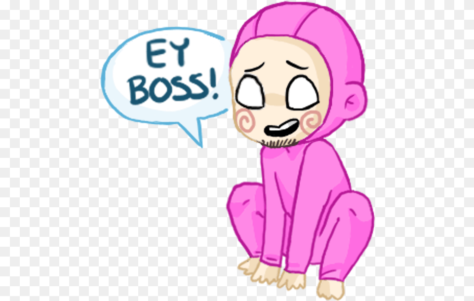 Pink Guy, Baby, Person, Purple, Face Png Image