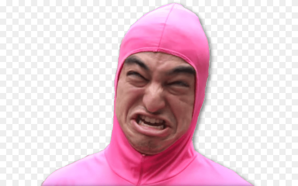 Pink Guy Wagwan Piff Ting Whats Your Bbm Pin, Face, Head, Person, Adult Free Transparent Png