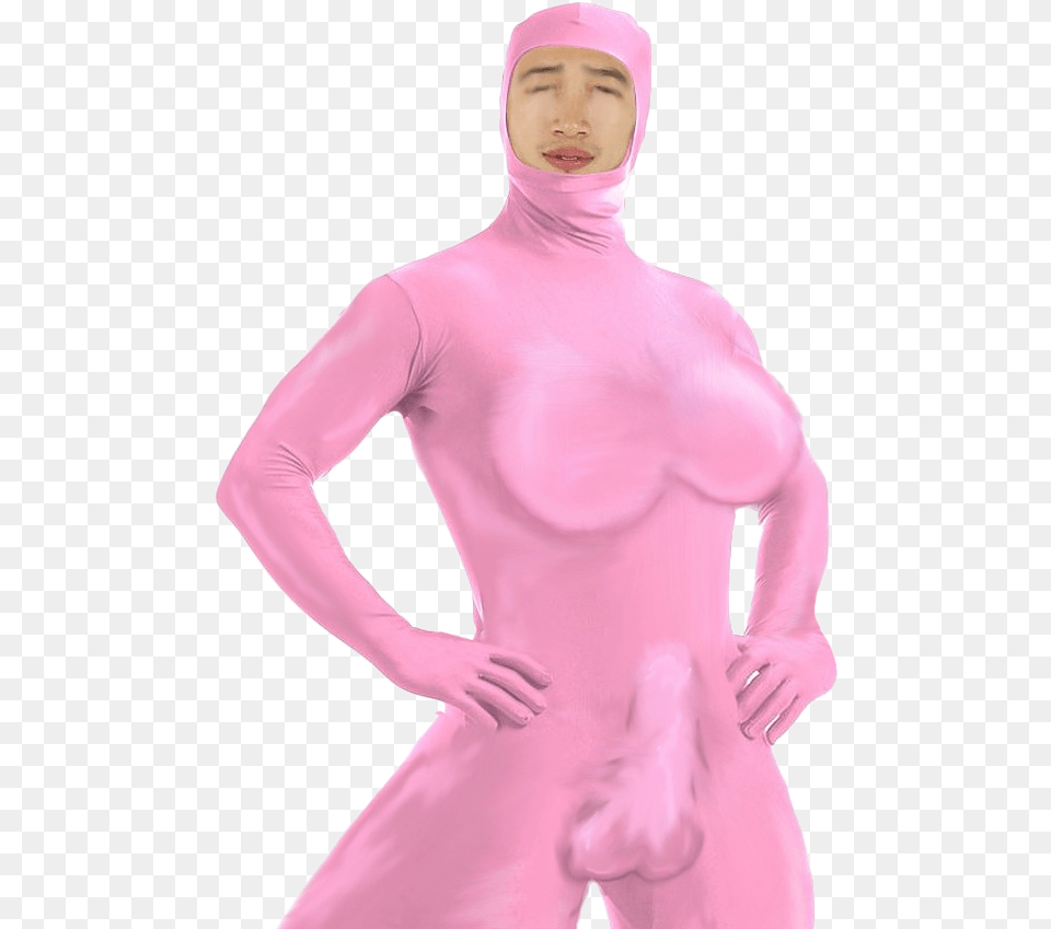 Pink Guy X Salamander Man, Adult, Person, Male, Spandex Free Png