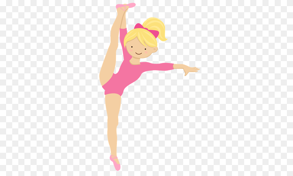 Pink Gymnast Cliparts Download Clip Art, Person, Dancing, Leisure Activities, Baby Free Transparent Png