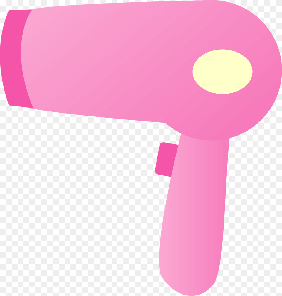 Pink Hair Dryer Clipart, Appliance, Device, Electrical Device, Blow Dryer Png