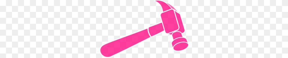 Pink Hammer Clip Art, Device, Tool, Dynamite, Weapon Png Image