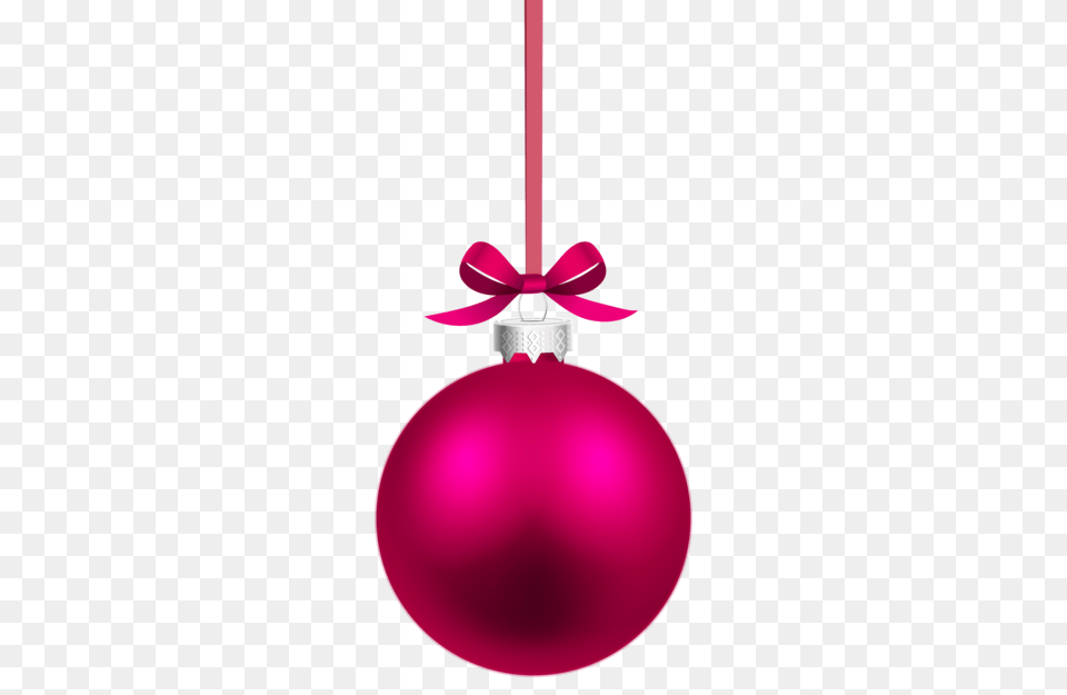 Pink Hanging Christmas Ball Clipar, Accessories Free Transparent Png