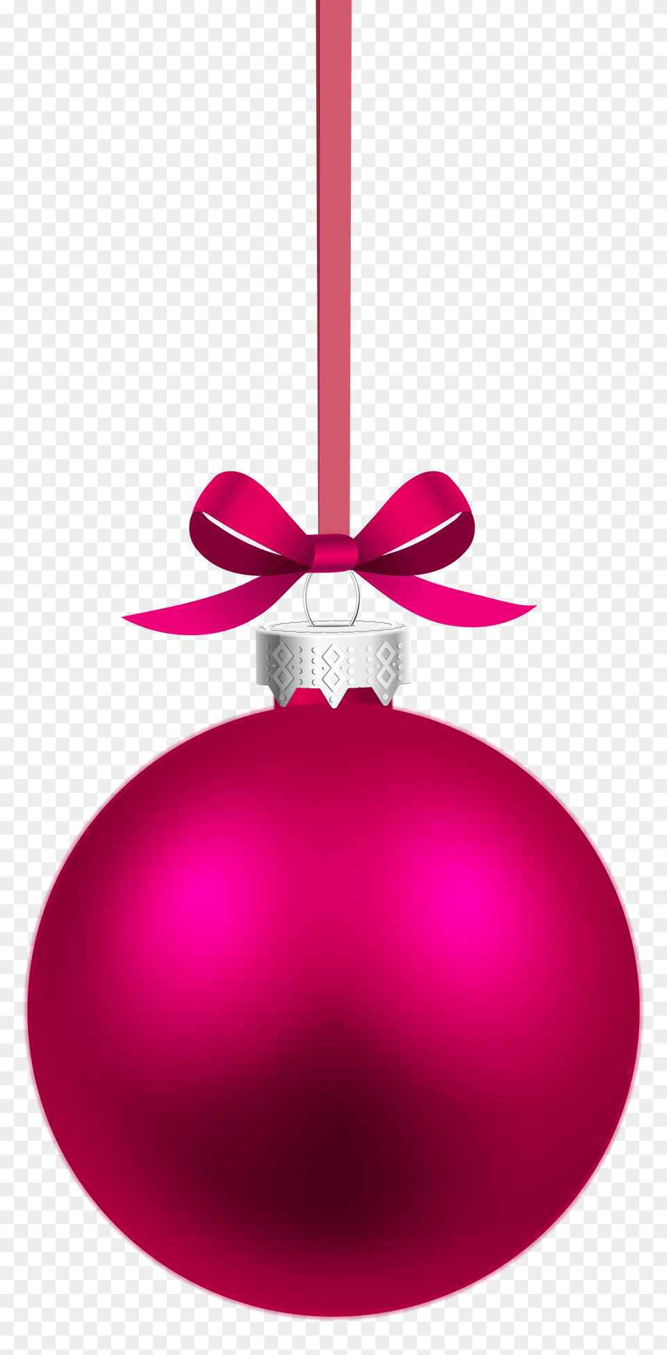 Pink Hanging Christmas Ball Clipart, Cutlery, Accessories Png
