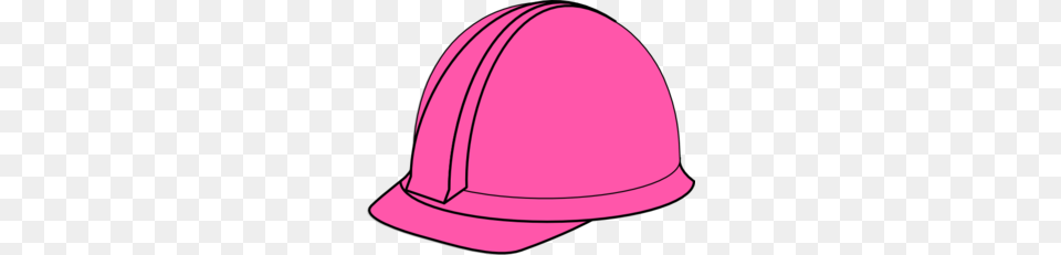 Pink Hard Hat Clip Art, Clothing, Hardhat, Helmet, Baseball Cap Free Transparent Png