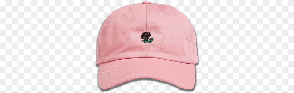 Pink Hat Brand New Rose Dad Hat Drake Custom Sanpback Flower, Baseball Cap, Cap, Clothing Free Transparent Png