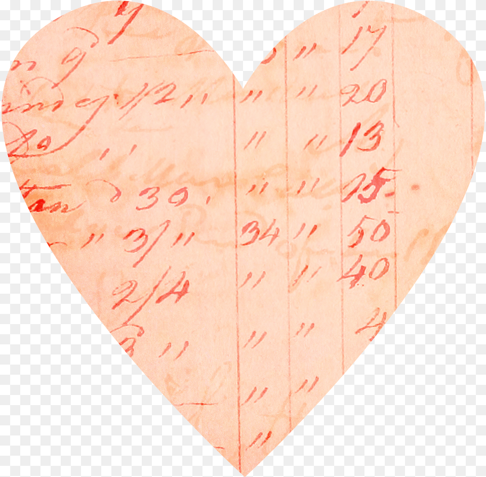 Pink Heart 1 Pink Heart Vintage, Person, Text Png