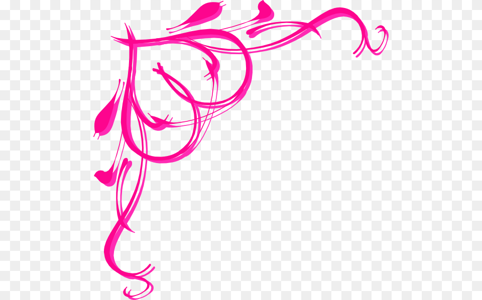 Pink Heart Border Clip Arts For Web, Art, Floral Design, Graphics, Pattern Png