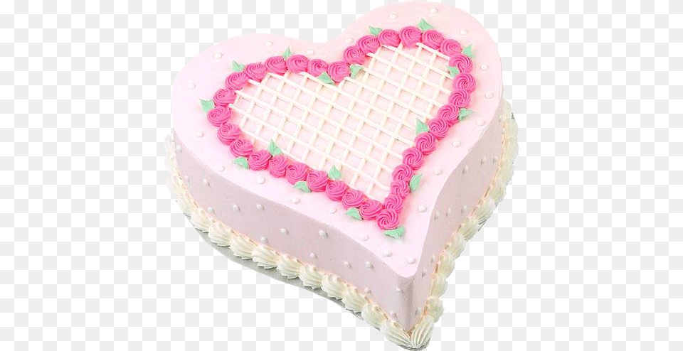Pink Heart Cake Picture Clipart Heart Cake Hd Clipart, Birthday Cake, Cream, Dessert, Food Free Png