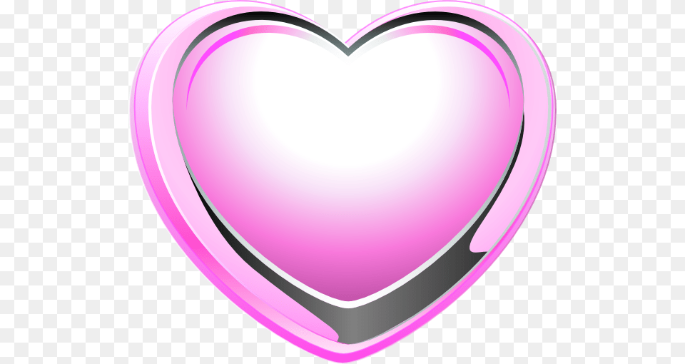 Pink Heart Clip Art, Disk Free Transparent Png