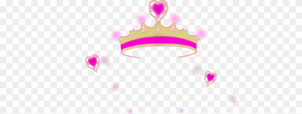 Pink Heart Crown Clip Arts For Web, Accessories, Jewelry, Chandelier, Lamp Png Image