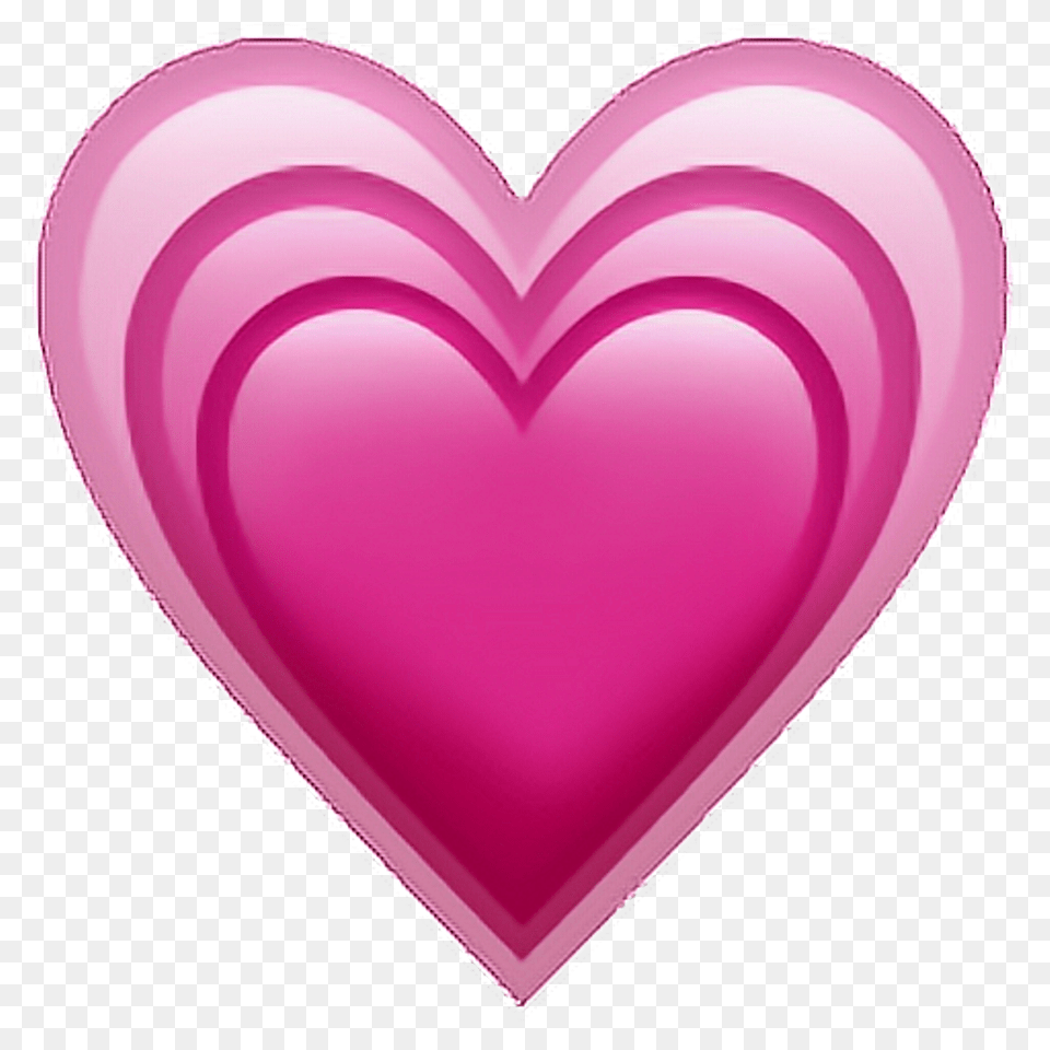 Pink Heart Emoji Iphone Heart Emoji, Plate Free Png