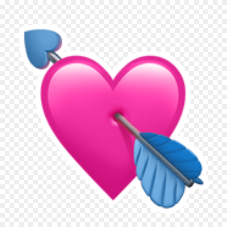 Pink Heart Emoji Iphone Iphone Heart Emoji, Smoke Pipe Free Png
