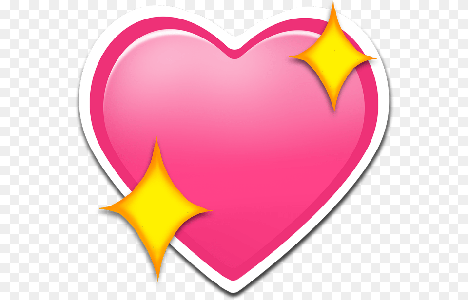 Pink Heart Emoji Sparkle Cute Overlay Overlaysticker Octubre Para Whatsapp Bonitas, Animal, Fish, Sea Life, Shark Png Image