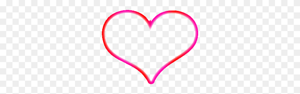 Pink Heart Outline Clipart, Bow, Weapon Png Image