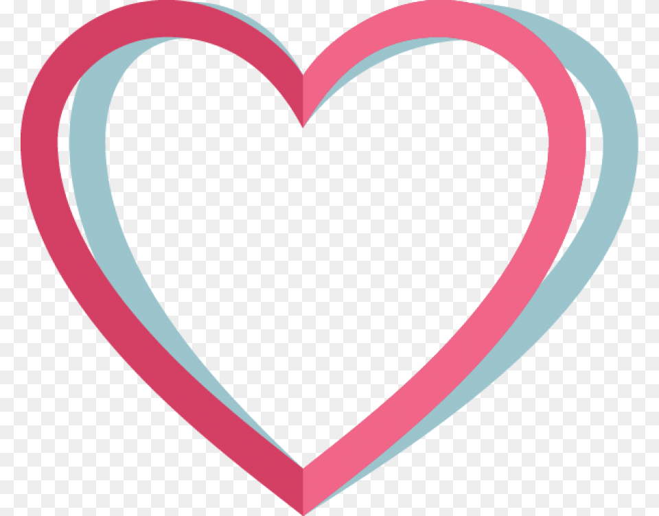 Pink Heart Outline Image Pink Heart Free Png