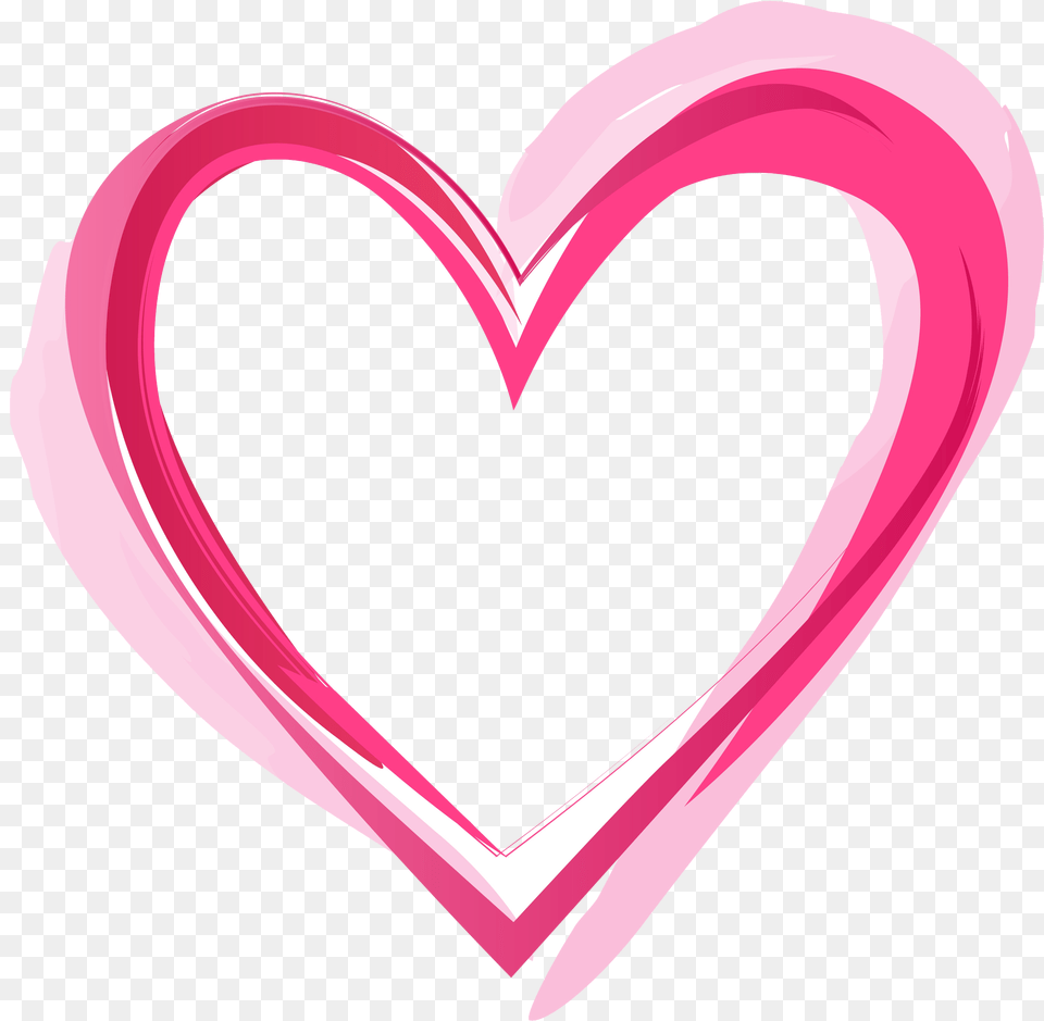 Pink Heart Pink Heart Clip Art Free Png Download