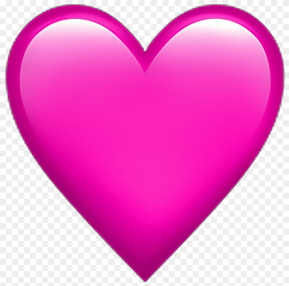 Pink Heart Pinkheart Emoji Emoticon Iphone Iphoneem Emoji, Balloon Free Png Download