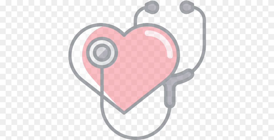 Pink Heart Stethoscope For Valentines Day 512x512 Pink Stethoscope Electronics Free Transparent Png