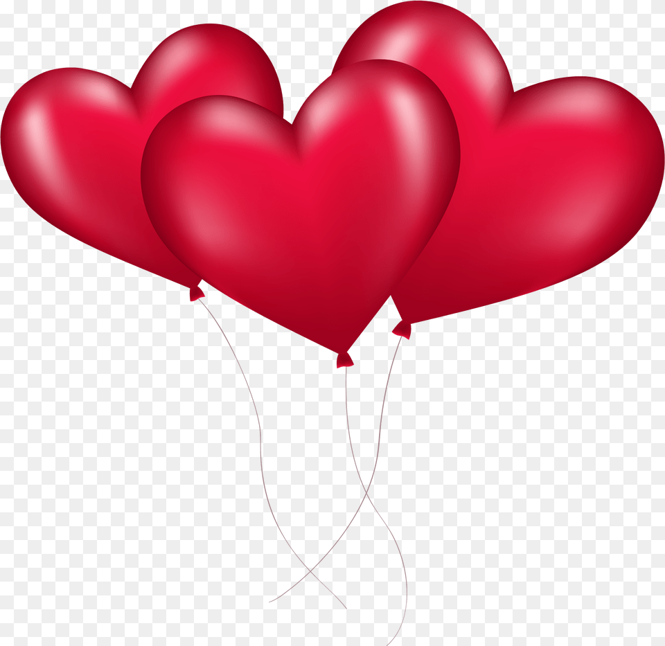 Pink Heart Transparent Background, Balloon Free Png