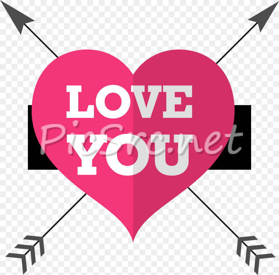 Pink Heart With Arrows Crossed Valentines Day Heart, Food, Ketchup, Dynamite, Weapon Free Transparent Png