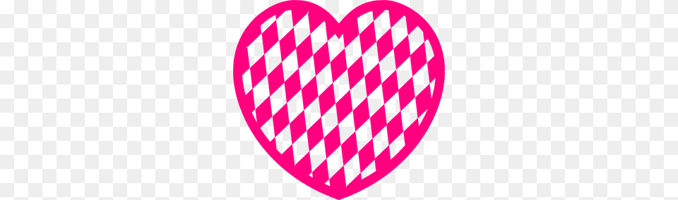 Pink Heart With Diamond Pattern Clipart For Web, Chess, Game Free Png Download