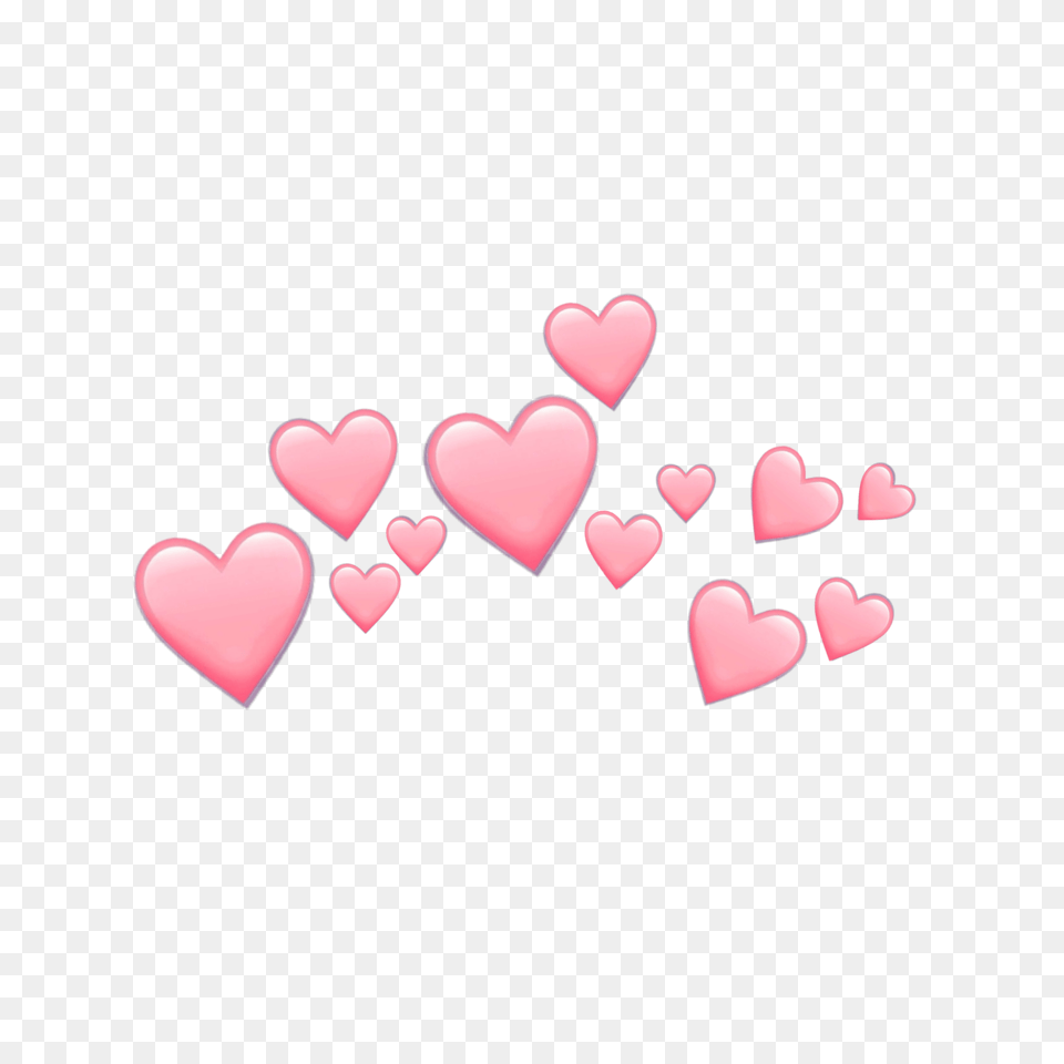Pink Hearts Emoji Pinkemoji Heart Green Heart Emoji Symbol Free Transparent Png