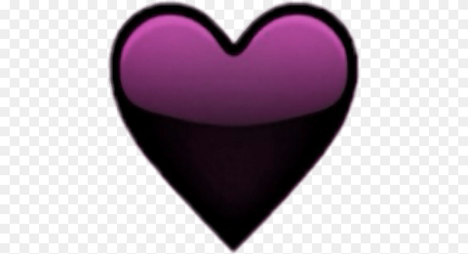 Pink Hearts Gif By Sticker Tumblr Black Heart, Purple Png Image