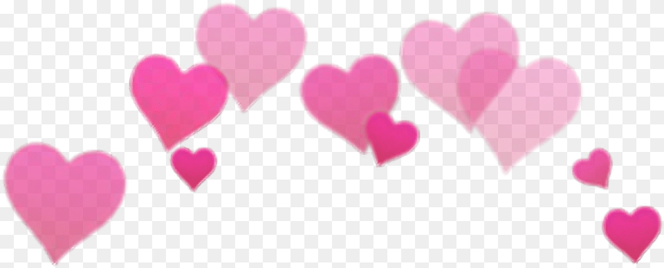 Pink Hearts Transparentfreetoedit Macbook Heart Effect, Flower, Petal, Plant Free Transparent Png