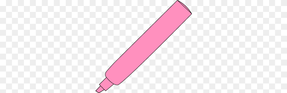 Pink Highlighter Clip Art, Marker, Blade, Razor, Weapon Free Png