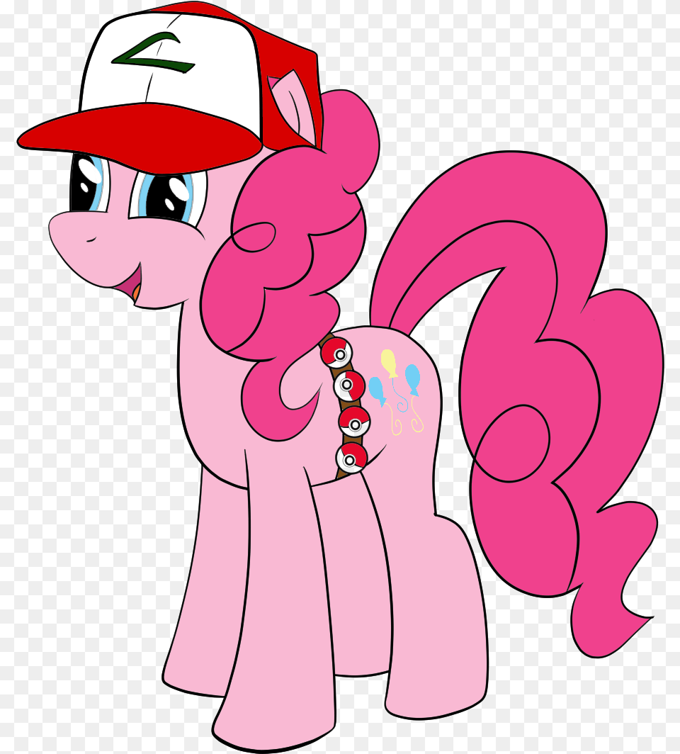 Pink Horse Daily Pinkie Pie Pokmon Trainer Pink Horse Pokemon, Baby, Person, Cartoon, Face Free Transparent Png