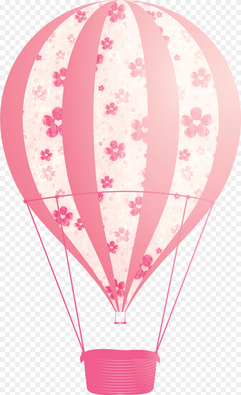 Pink Hot Air Balloon Clipart Hot Air Balloon Pink, Aircraft, Hot Air Balloon, Transportation, Vehicle Png