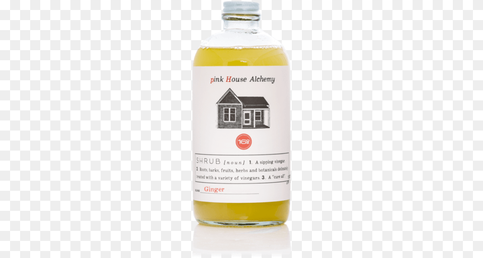 Pink House Alchemy Ginger Shrub Savory Pantry Cardamom Simple Syrup, Bottle, Shaker Free Transparent Png