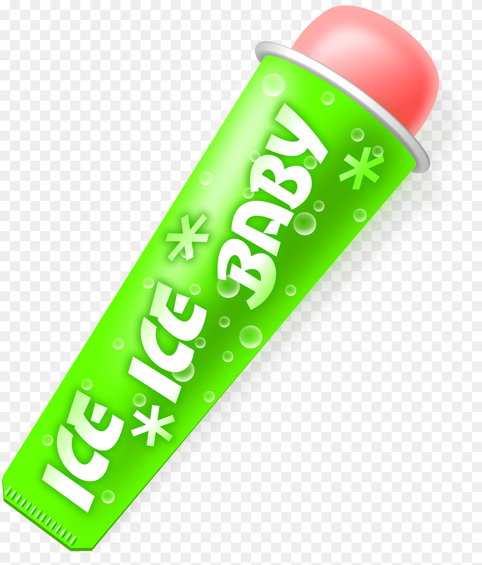 Pink Ice In A Green Sleeve Clipart, Toothpaste, Can, Tin Free Png Download